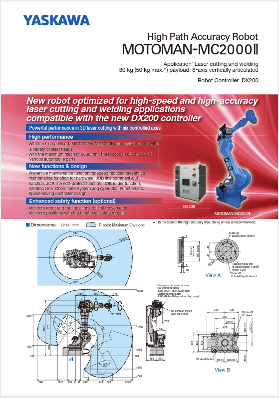 High Path Accuracy Robot MOTOMAN-GA50