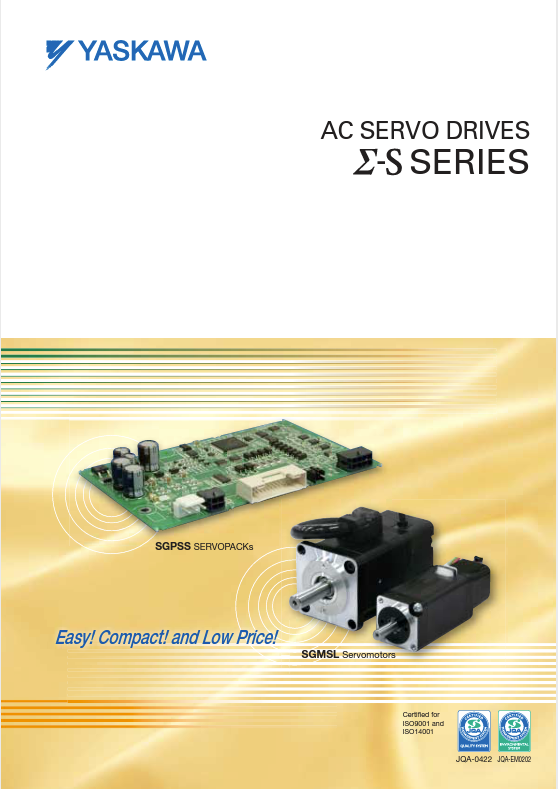AC SERVO DRIVES SIGMA-S SERIES