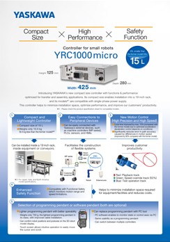 Controller for small robots YRC1000micro
