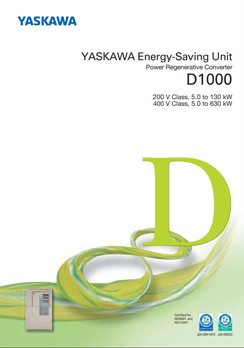 ENERGY-SAVING UNIT POWER REGENERATIVE CONVERTER D1000