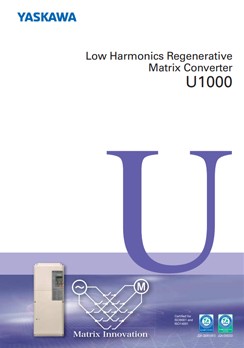 LOW HARMONICS REGENERATIVE MATRIX CONVERTER U1000