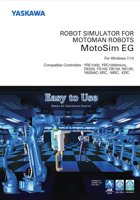 MotoSim EG ROBOT SIMULATOR FOR MOTOMAN ROBOTS